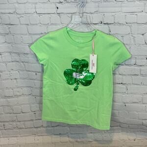Vineyard Vines Sequin Clover Girl’s Shirt